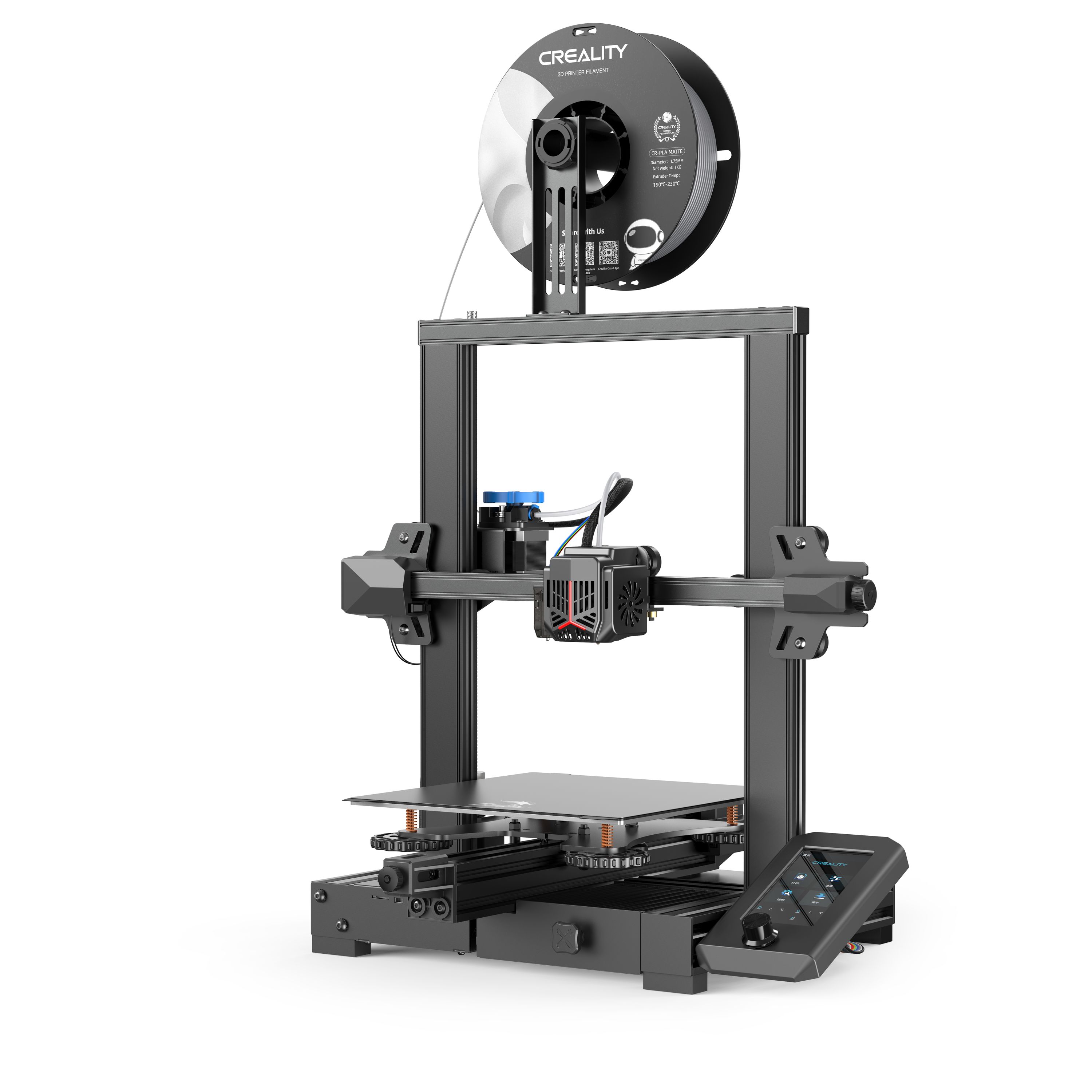 Creality Ender-3 v2 Neo 3D printer, 220 x 220 x 250 mm. - printere - Gadgethuset.dk