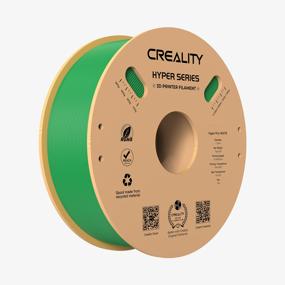 Creality – Hyper PLA – White – 1kg – 1.75mm – Mr Filament