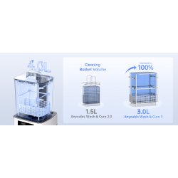 Anycubic Wash &amp; Cure 3 rensning og hrdning af resin print