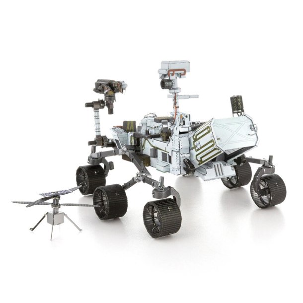 Mars Rover Perseverance &amp; Ingenuity Helicopter metal byggest