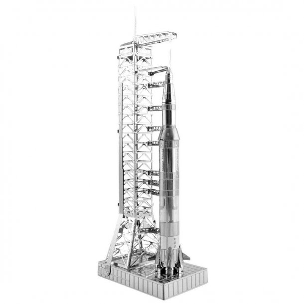 Apollo Saturn V med rampe metal byggest
