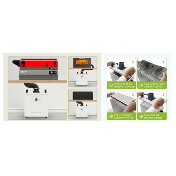 Creality Falcon luftrenser