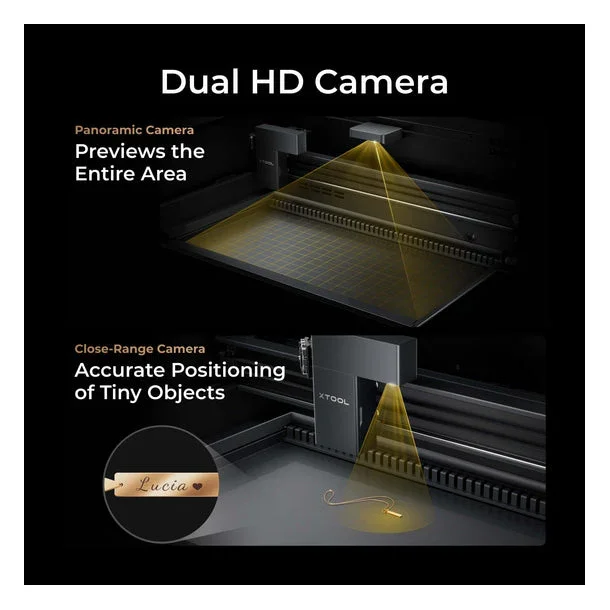 xTool P2s 55W CO2 laserskrer, Class 4 edition inkl. Fire Safety Set