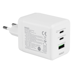 Deltaco 100W GaN strmforsyning med 2x USB-C og 1x USB-A