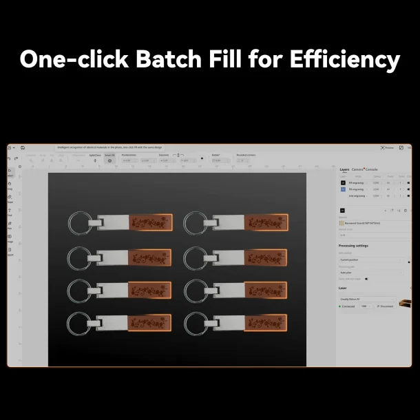 Creality Falcon A1 10W diode laserskrer med cover og indbygget Air Assist