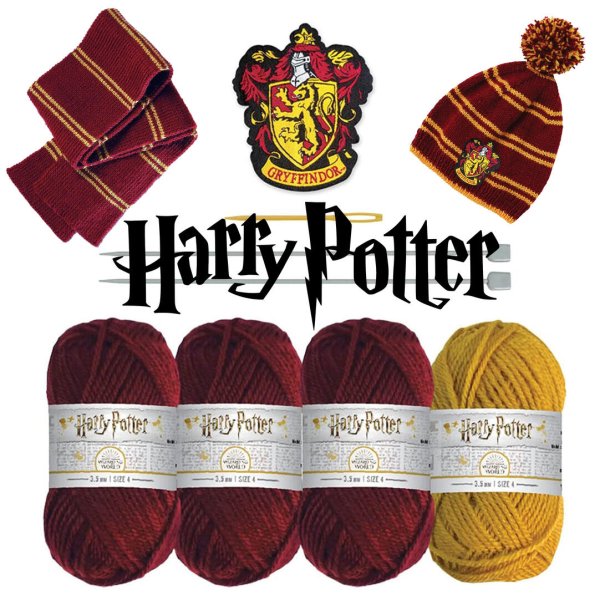 Harry Potter strik-selv halstrklde, Gryffindor