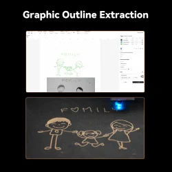 Creality Falcon A1 10W diode laserskrer med cover og indbygget Air Assist