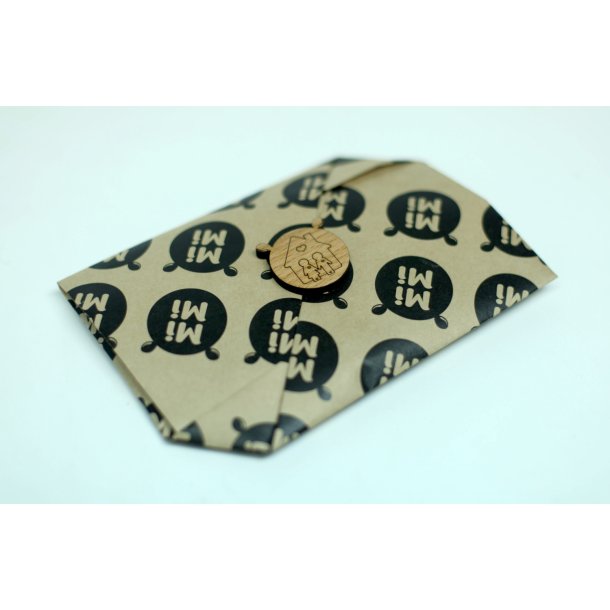 Ngleholder med ngleringe, mand, dame og 2 drenge