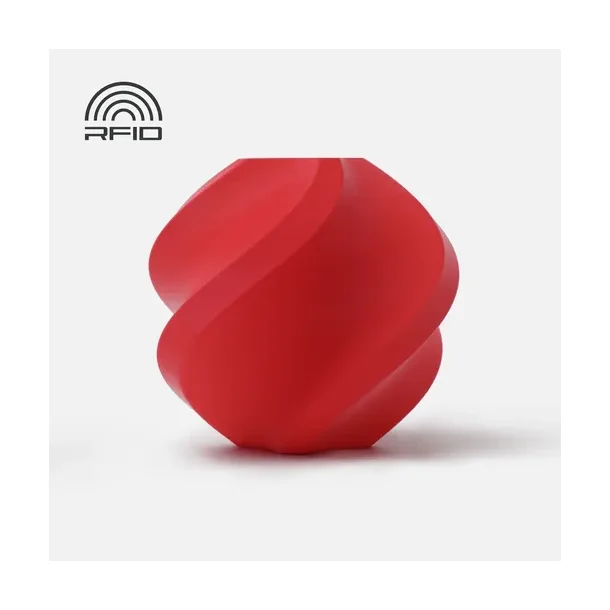 Bambu Lab PLA filament 1 kg. refill, mat rd