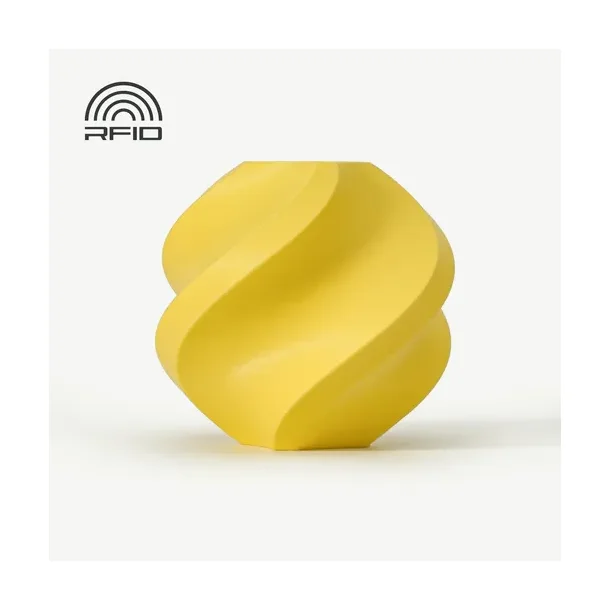 Bambu Lab PLA filament 1 kg. refill, mat gul