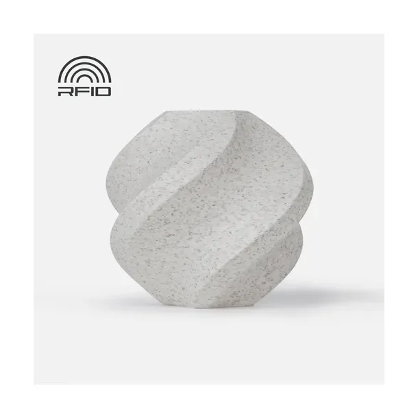 Bambu Lab PLA marble filament 1 kg, hvid