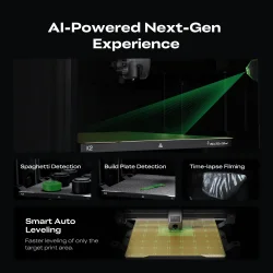 Creality K2 Combo 3D printer med CFS, 260 x 260 x 260 mm.