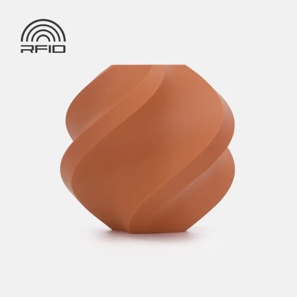 Bambu Lab PLA filament 1 kg. refill, mat terracotta