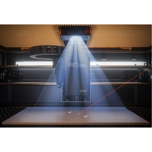 Creality Falcon A1 Pro 20W diode laserskrer med cover