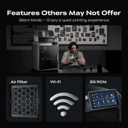 Creality K2 Combo 3D printer med CFS, 260 x 260 x 260 mm.