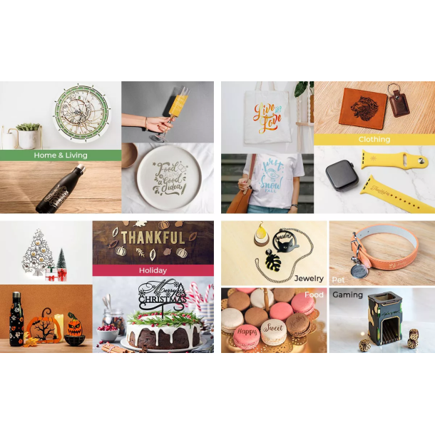 xTool M1 10W 3-i-1 hybrid laserskrer, laserindgravering og knivskrer