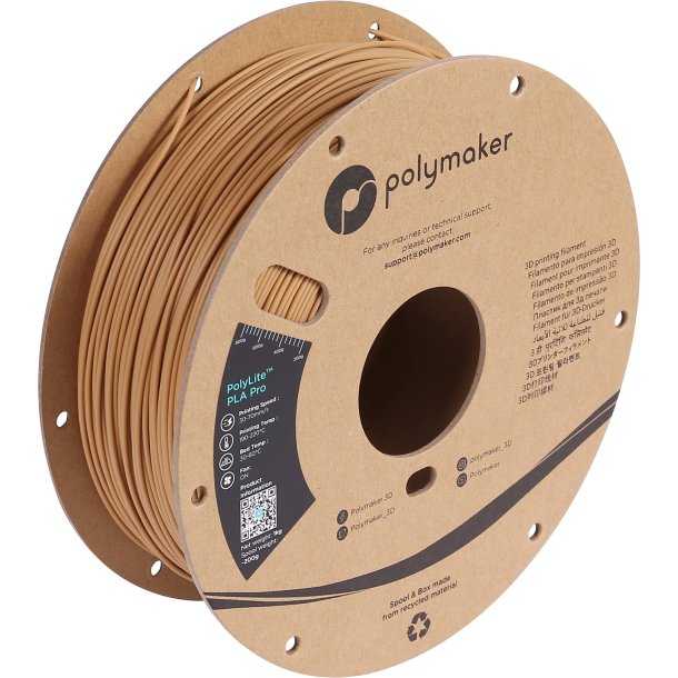 Polymaker PolyLite PLA PRO Filament 1 Kg, Brun Army - PLA Filament ...