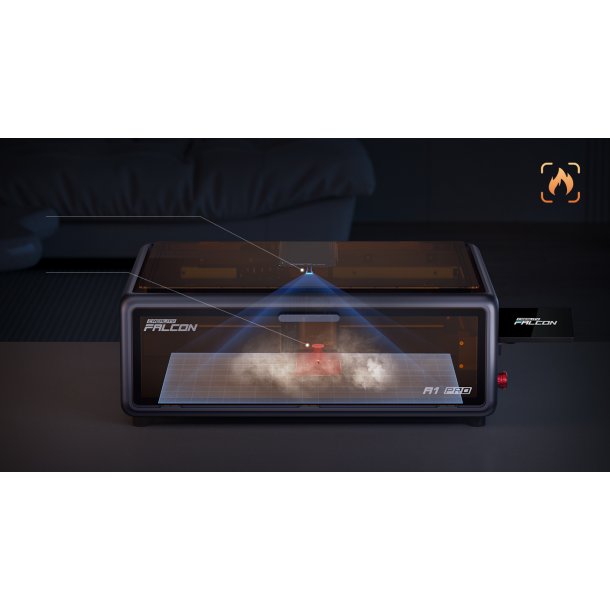 Creality Falcon A1 Pro 20W diode laserskrer med cover