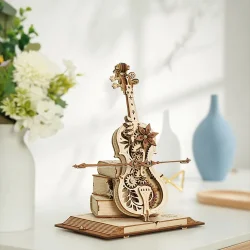 Mekanisk 3D byggest i tr, cello