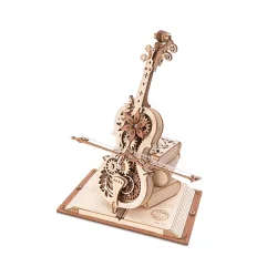 Mekanisk 3D byggest i tr, cello