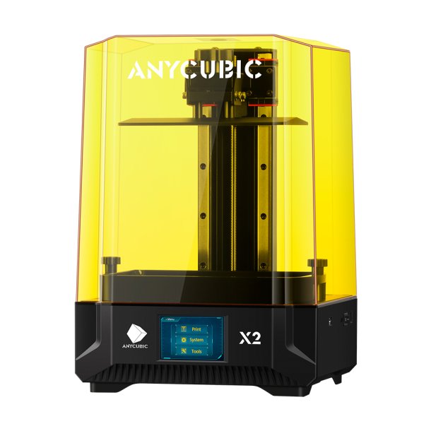 Anycubic Photon Mono X2 LCD resin 3D printer, 196 x 122 x 200 mm.