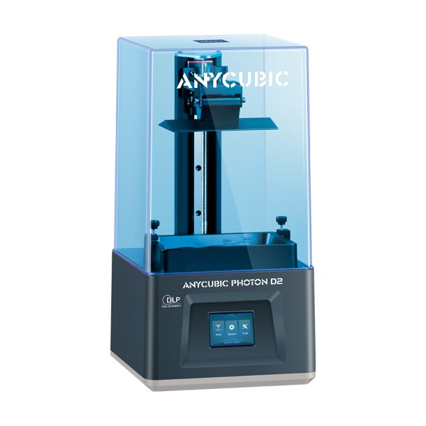 Anycubic Photon D2 DLP resin 3D printer, 73 x 131 x165 mm.