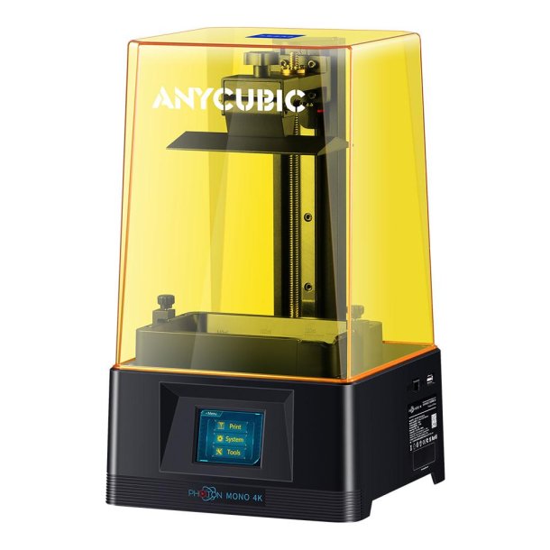 Anycubic Photon Mono 4K LCD resin 3D printer, 165 x 80 x 132 mm.