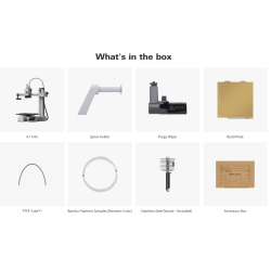 Bambu Lab A1 mini 3D printer, 180 x 180 x 180 mm.