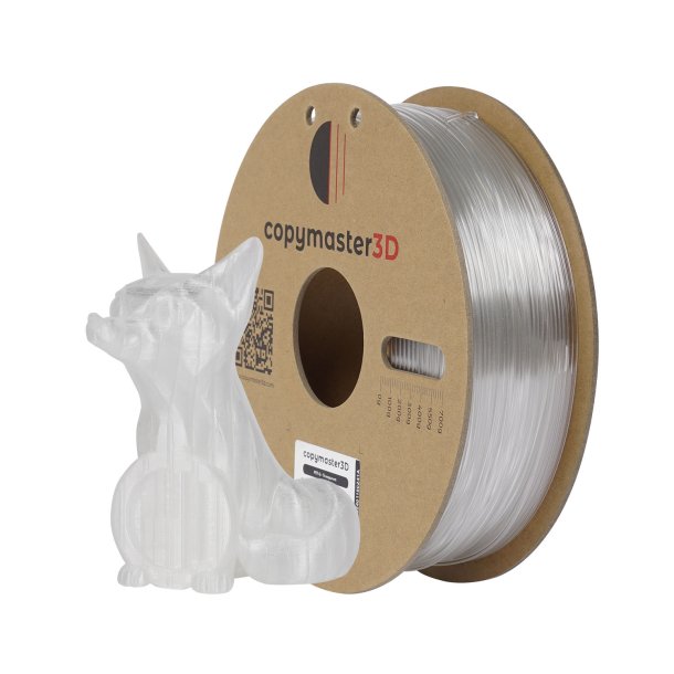 Copymaster3D PETG filament 1 kg, transparent