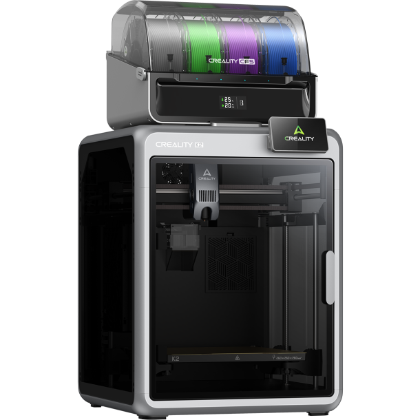 Creality K2 Combo 3D printer med CFS, 260 x 260 x 260 mm.