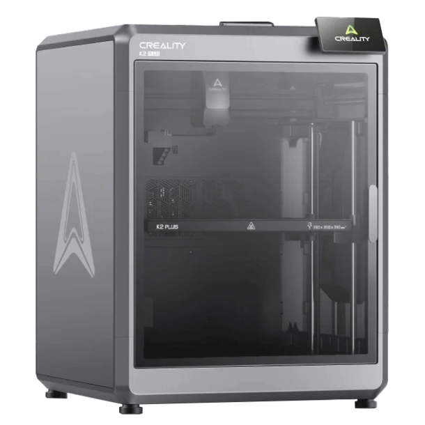 Creality K2 Plus 3D printer, 350 x 350 x 350 mm.