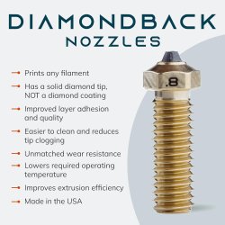 DiamondBack Volcano nozzle 0.4 mm.