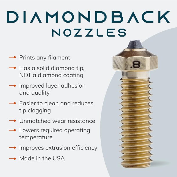 DiamondBack Volcano nozzle 0.4 mm.