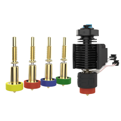 (DEMO) E3D RapidChange Revo Micro 12V hotend m/ 4x nozzle mix