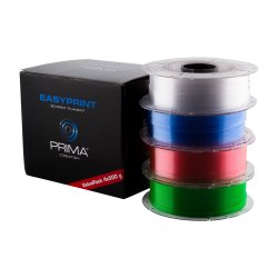EasyPrint PETG Value Pack filament - klar, transparent rose, transparent bl og transparent grn