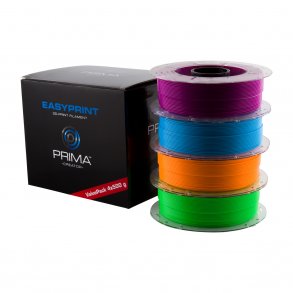 EasyPrint PLA Value Pack filament - neon bl, neon grn, neon orange og neon violet