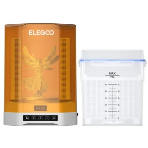 Elegoo Mercury Plus V3.0 rensning og hrdning af resin print