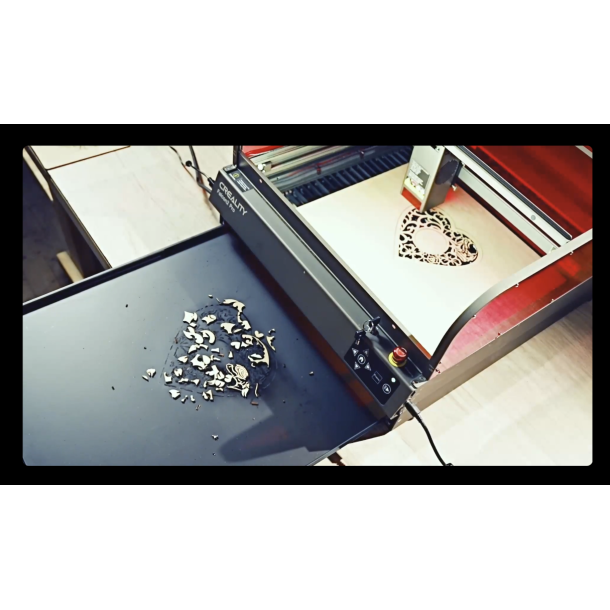 Creality Falcon 2 Pro 40W diode laserskrer med cover og indbygget Air Assist