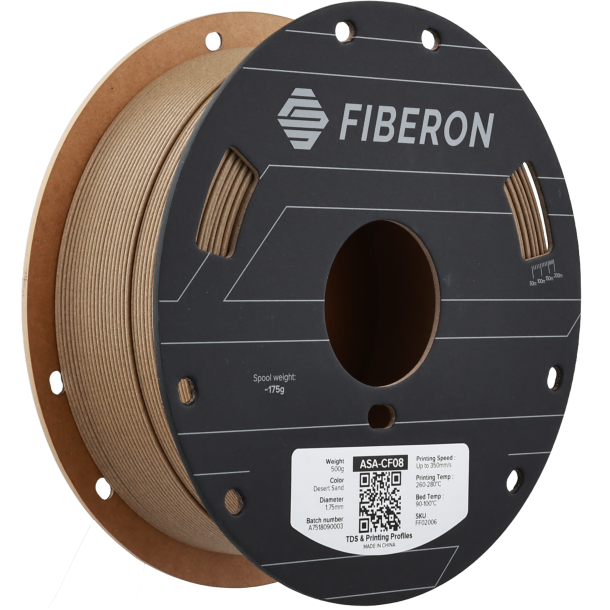 Polymaker Fiberon ASA-CF08 filament 500 g, brun