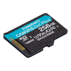 256 GB Kingston Canvas Go! Plus MicroSDXC Class 10, U3 &amp; V30