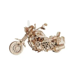 Mekanisk 3D byggest i tr, cruiser motorcykel