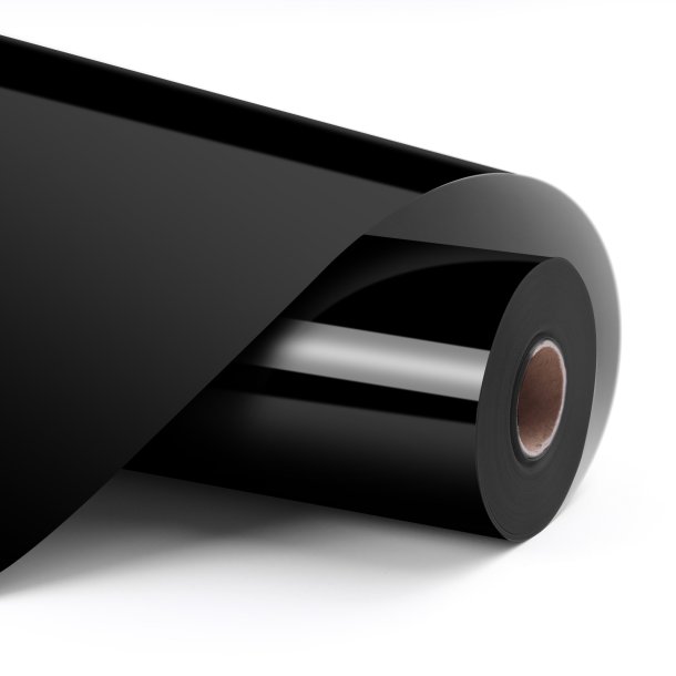 LOKLiK glossy permanent klbende vinyl, sort