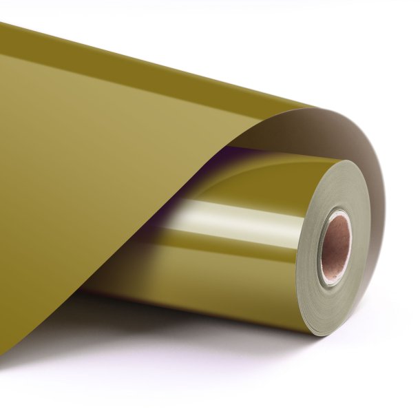 LOKLiK glossy permanent klbende vinyl, guldfarvet