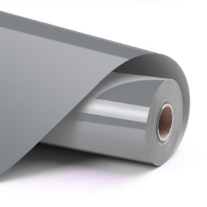 LOKLiK glossy permanent klbende vinyl, slvfarvet