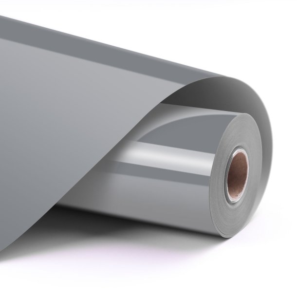 LOKLiK glossy permanent klbende vinyl, slvfarvet