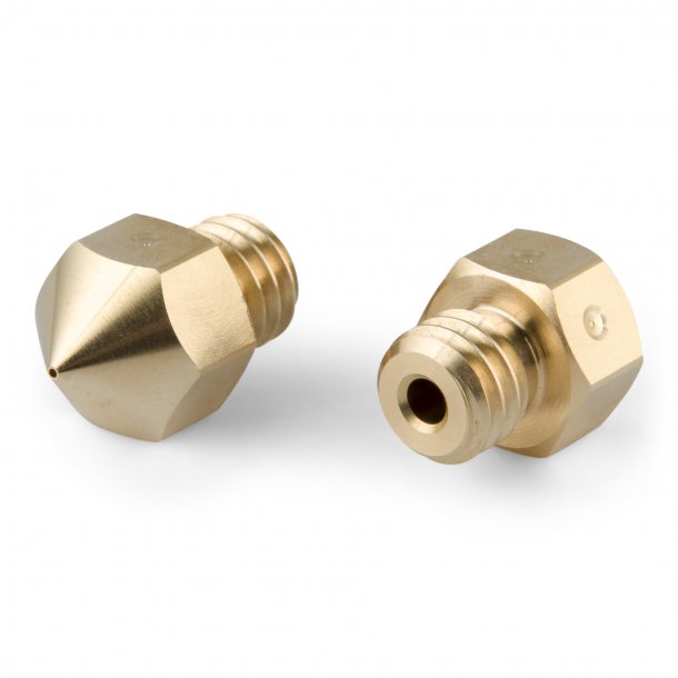 PrimaCreator MK8 nozzle 0.6 mm i messing, 1 stk.