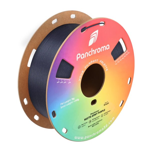 Polymaker Panchroma mat army PLA filament 1 kg, army lilla