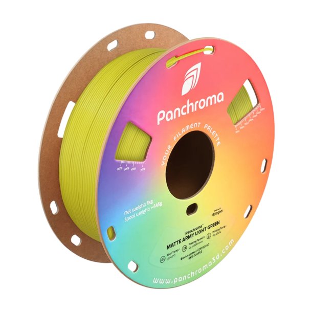 Polymaker Panchroma mat army PLA filament 1 kg, army lysegrn