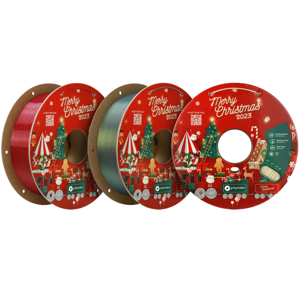 Polymaker Christmas filament bundle, 3x 1 kg