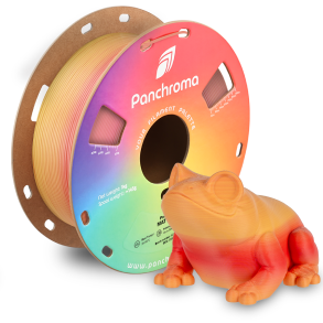 Polymaker Panchroma mat gradient PLA filament 1 kg, efterr (orange-rd)